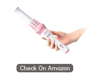Folaoral.net review Curling Wand Ceramic Professional Auto Hair Curling Iron -Pink